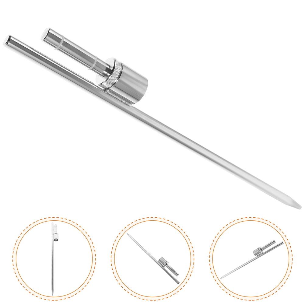Raindrops 2-Pack Heavy Duty Stainless Steel Ground Stakes for Flagpoles, Flag Base Rods, Strong Flagpole Ground Spikes