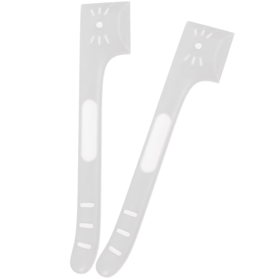 Raindrops 2Pcs TPR Grey Square Can Spoon for Opening Lids and Scooping Pet Food 16.00X3.10X1.20in