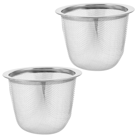 Raindrops 2Pcs Reusable Stainless Steel Tea Mesh Strainers for Home and Restaurant Use