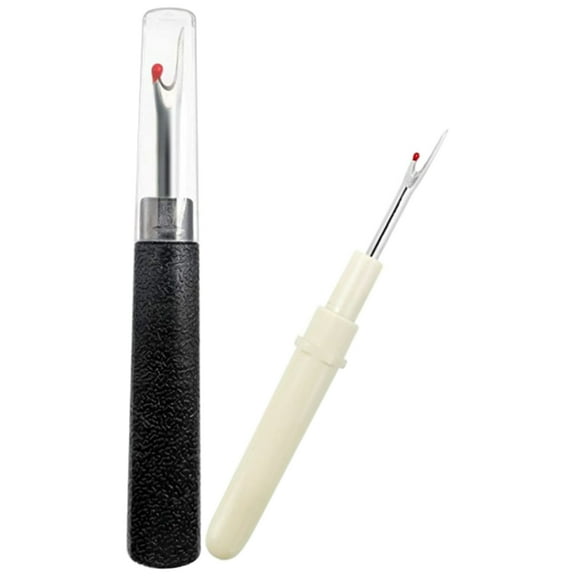 Raindrops 2-Pack Thread Cutting Seam with Ergonomic Handle, and Black, Ideal for Sewing and Daily Use