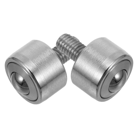 FOMIYES 2Pcs Roller Ball Transfer Bearing Silver Steel Smooth Operation for Systems