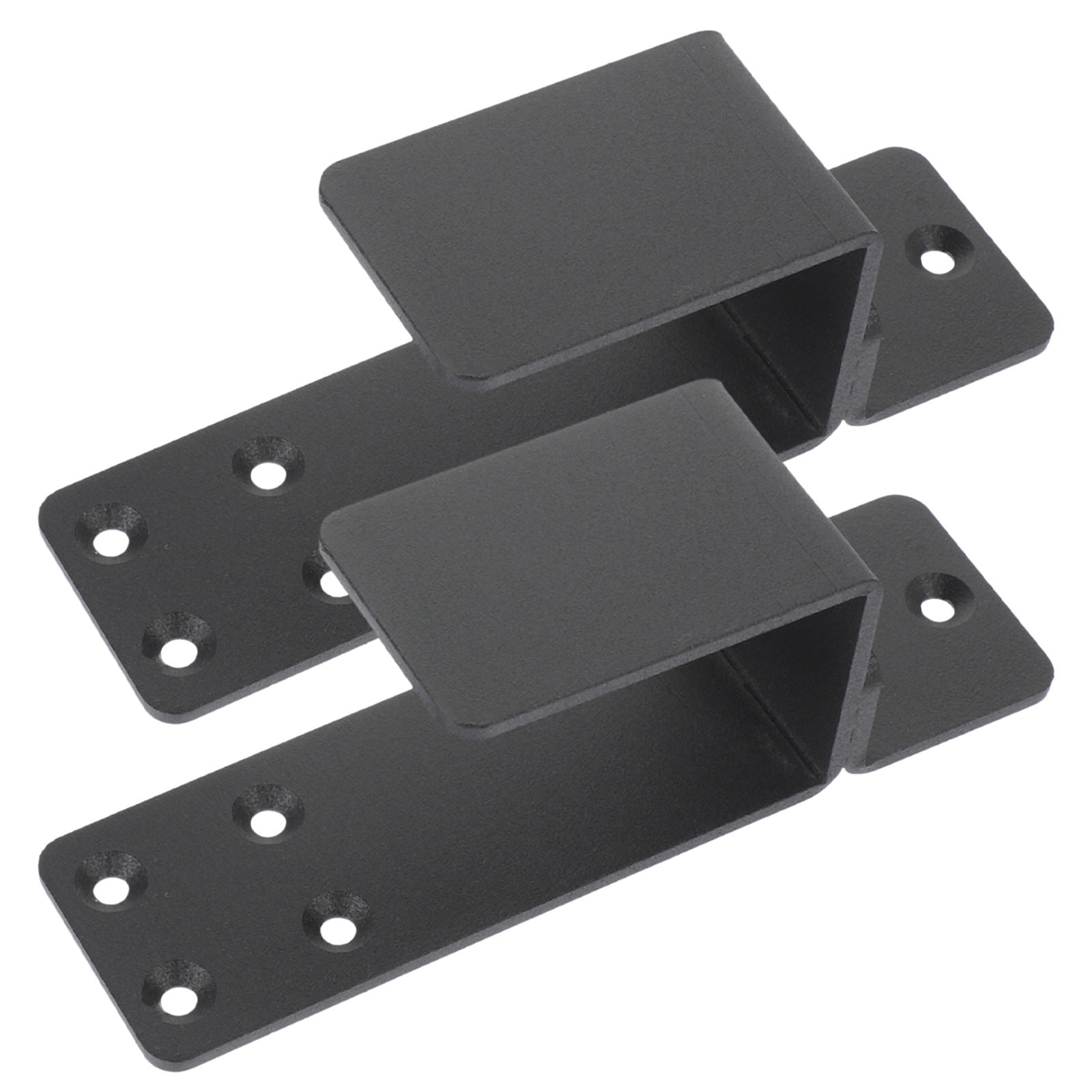 Raindrops Door Mount Brackets U Shaped Steel 2Pcs 5.6X1.8X1.6In
