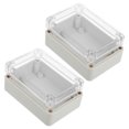 thumbnail image 1 of Raindrops 2-Pack ABS Outdoor Electrical Project Enclosure with Clear Cover, and Easy to Install, 1 of 8