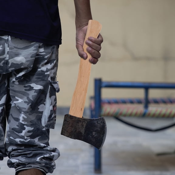 Raindrops 2Pcs Wood Hatchet Handle for Camping and Men Women DIY Projects