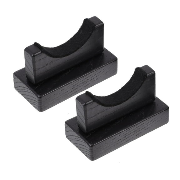 Raindrops 2Set Baseball Bat Display Holders for Home Use Black Square Base