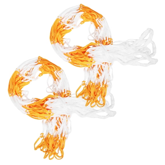 Raindrops 2Pack Ball Net Bag for Large Capacity and Organized Storage of Soccer Balls Yellow Durable Mesh for Fan Gear