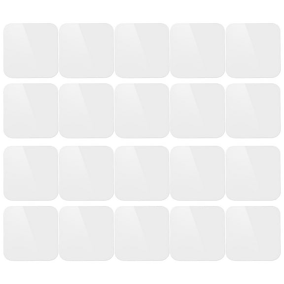 Raindrops 2Sets Clear Adhesive Dots Nanomaterial Invisible Bonding Easy to Peel Off Office Use 5.5x5.5x0.1in