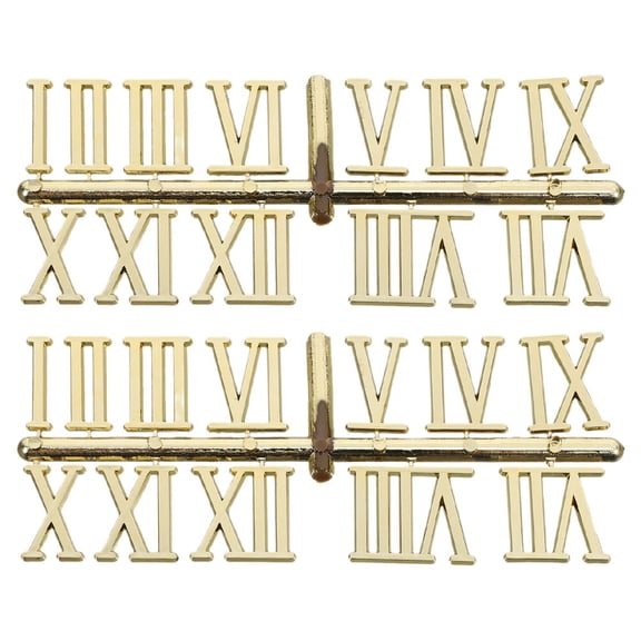 Raindrops Style Clock Number Accessory Set in ABS Material for Precise Time Display - Includes 2 Complete Sets