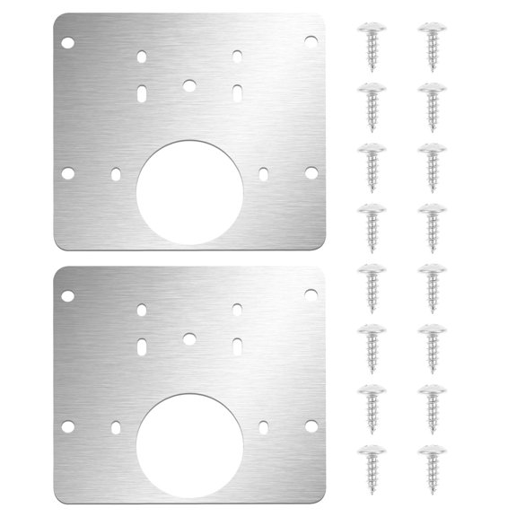 Raindrops 2Sets Wide Application Stainless Steel Furniture Hinges for Home Door Repair