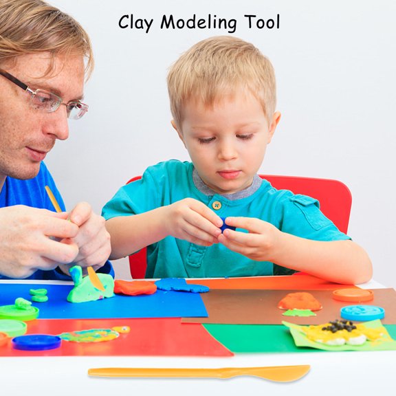 Raindrops 2Sets Plastic Pottery Carving Pens Clay Craft Tools Ergonomic and Easy to Clean for Decoration