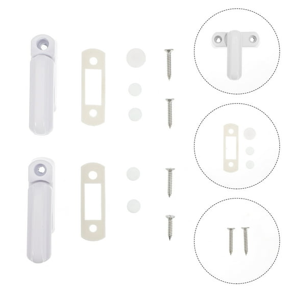 Raindrops 2Sets TShaped Sliding Window Security Locks for Enhanced Window Safety