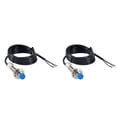 thumbnail image 1 of Raindrops 2pcs 3-wire Proximity Sensor Approach Copper DC6-36V Normally Open, 1 of 8