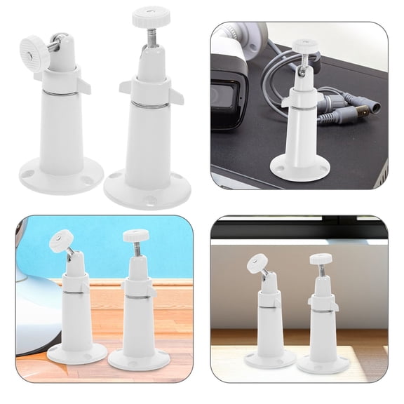 Raindrops 2pcs Adjustable Security Camera Mounting Holder Wall Mount Camera Bracket Universal Camera Support for Indoor and Outdoor