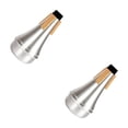 thumbnail image 1 of Raindrops 2pcs Aluminium Straight Trumpets Mute Jazz Instrument Mute for Practice Beginner, 1 of 8