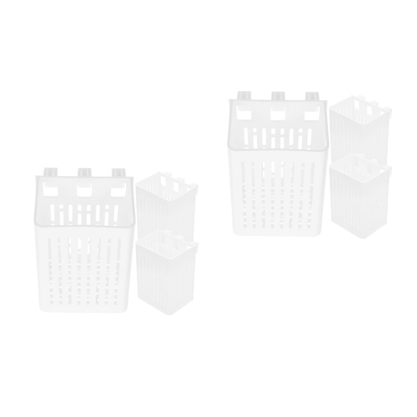 FOMIYES Aquarium Plant Holder 2Pcs White Hollow Design for Easy Observation and Aesthetics