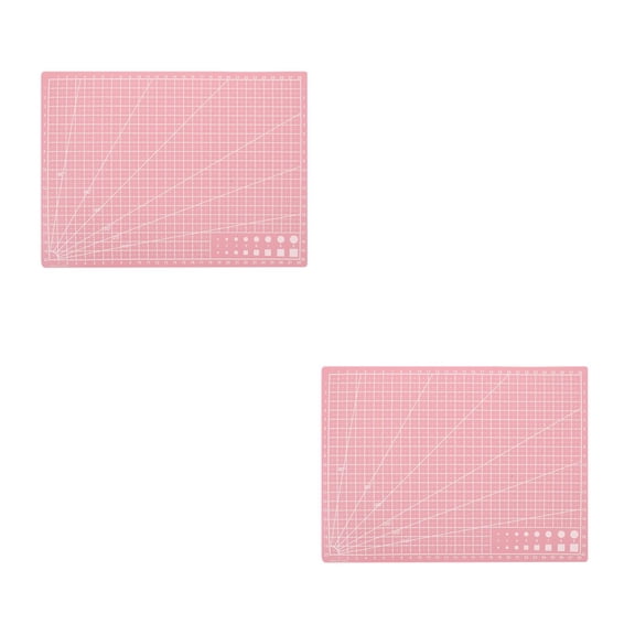 Raindrops 2pcs Art Carving Cutting Mat DIY Cutting Board Paper Art Shear Plate Home Engraving Mat for Crafting (A4)