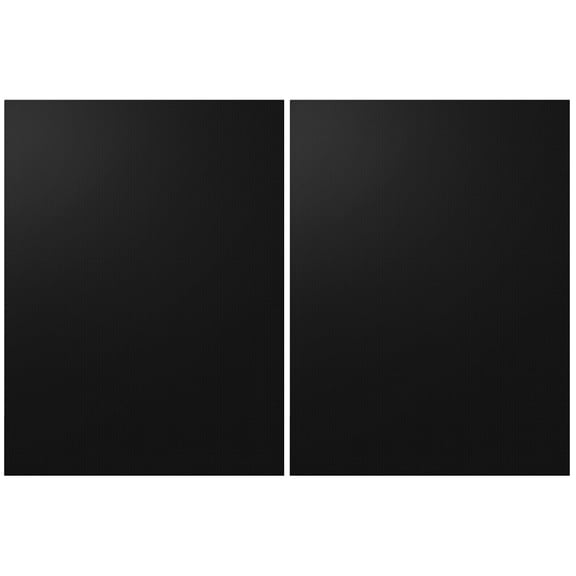 Raindrops 2-Pack Non-Stick Mats Oven Liners Baking Sheets for Oven and Grill, Black