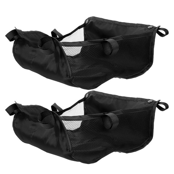 Raindrops 2pcs Baby Stroller Storage Basket Lightweight Pram Bottom Basket Stroller Underseat Basket Large Capacity Stroller Organizer For Baby Essentials