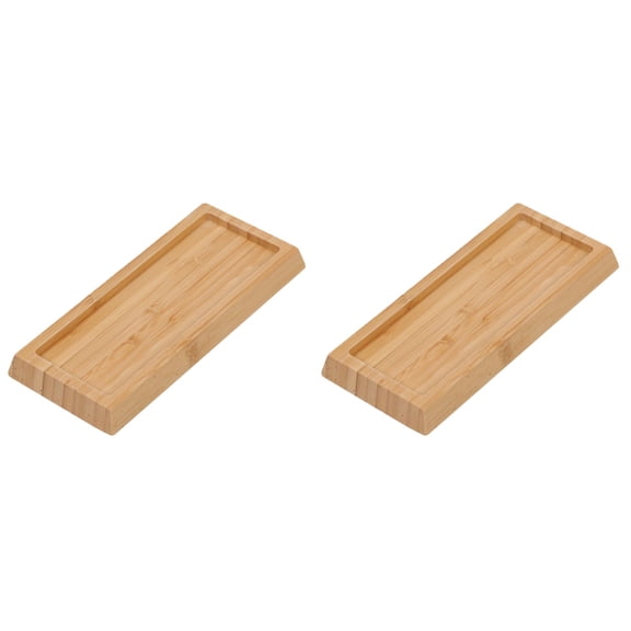 Raindrops 2pcs Bamboo Whetstone Stand Sharpening Stone Holder Kitchen Whetstone Holder