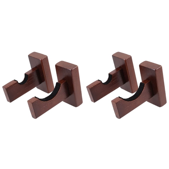 Raindrops 2pcs Baseball Bat Display Mounted Bat Holder Bamboo Bat Display Case for Placing Baseball Bat Softball Bat Hockey Stick (Brown)