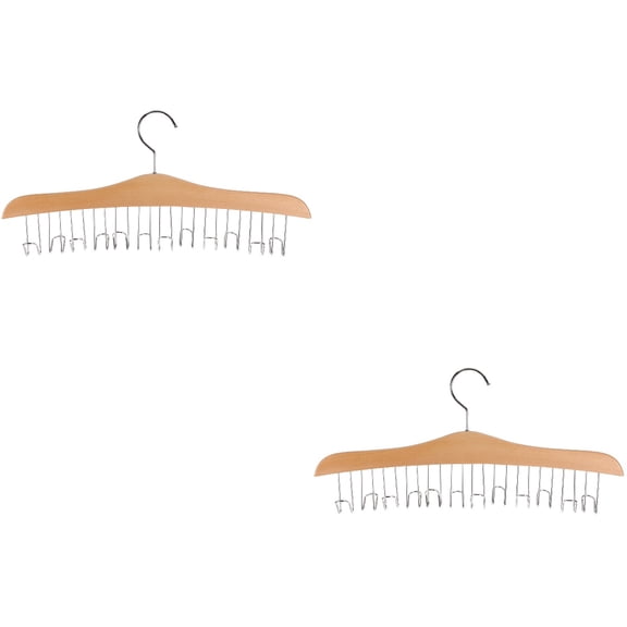 Raindrops 2pcs Belt Hanger Multi Hook Hanger Multi-functional Hanging Hook Belt Organizer for Closet