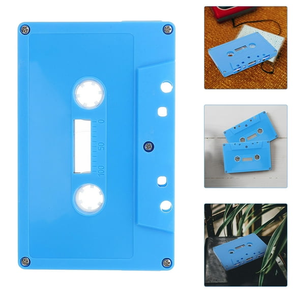 Raindrops 2pcs Retro Colorful Cassette Tape Decor for Music Party Supplies Blank Audio Cassettes for DIY Projects