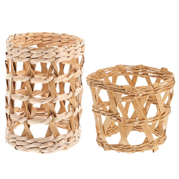 Raindrops 2pcs Bottle Straw Covers Cup Sleeves Decoration Drinking Cup Sleeve Mug Covers