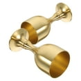 thumbnail image 1 of Raindrops 2pcs Brass Goblet For Wine Offerings And Rituals Easy To Clean Decorative Drinking Cups For Ceremonial Use, 1 of 8