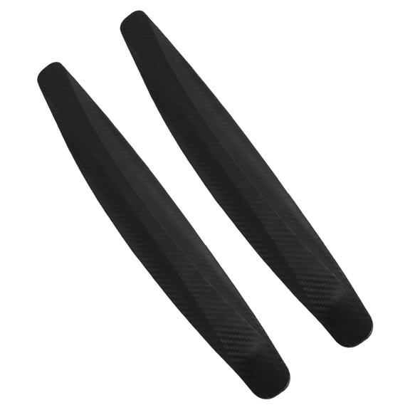 Raindrops 2-Pack Car Bumper Protector Strips Front & Rear Anti-Collision PVC Scratch-Resistant Self-Adhesive Guard