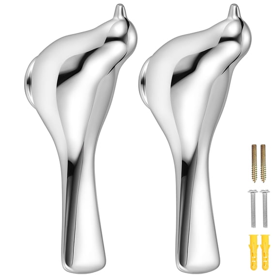 Raindrops 2-Pack Bird Shaped Cabinet Door Handles Pulls Single Hole Decorative Wardrobe Knobs for Cabinets