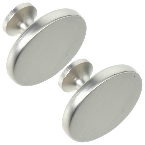 Raindrops 2-Pack Round Cabinet Knobs, Cupboard Drawer Pull Handles, Furniture Door and Cabinet Hardware