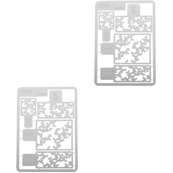 Raindrops 2pcs Camo Stencil Spray Stencil Colored Spray Camouflage Cover Spray Plate Diy Spray Template