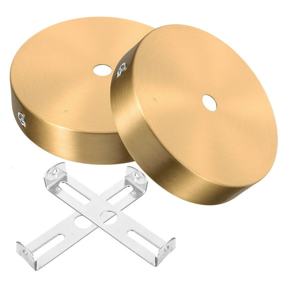 Raindrops 2pcs Ceiling Canopy Ceiling Light Plate Pendant Light Lamp Holder Pendant Light Brass Modern Chandelier Plate Iron Canopy