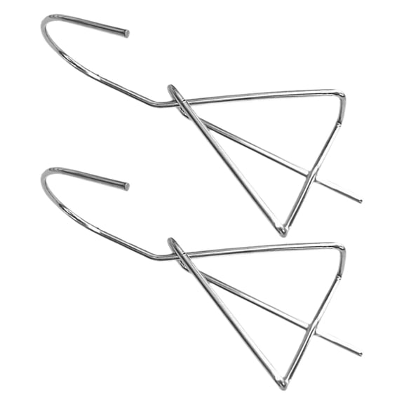 Raindrops 2pcs Ceramic Flower Pots Hook Stainless Steel Plant Hanging Hooks Terracotta Hanger For Balcony And Garden Plant Hanger Rack For Succulents