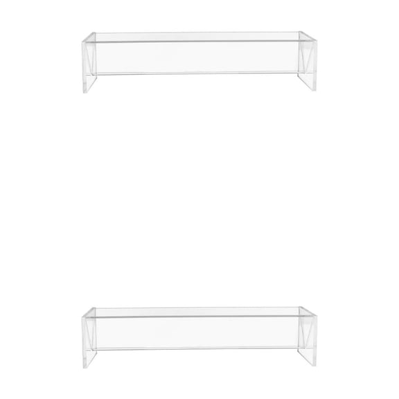 FOMIYES Clear Acrylic Macaron and Cookie Display Stand for Party 2Pcs