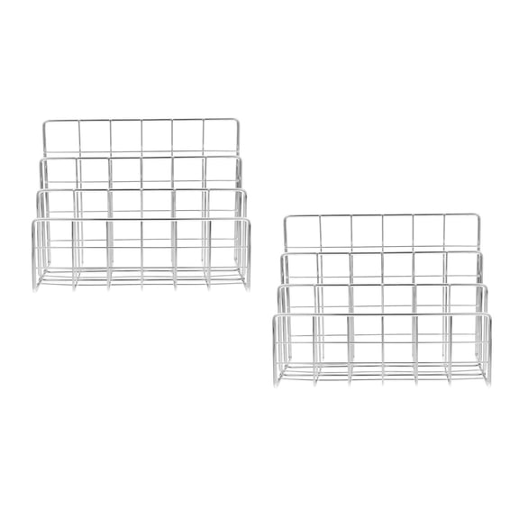 Raindrops 2pcs Desktop Mail Organizer File Holder Desk File Organizer File Holder Mail Organizer Mail Holder Countertop Desktop Mail Organizer Notebook Organizer For Desk