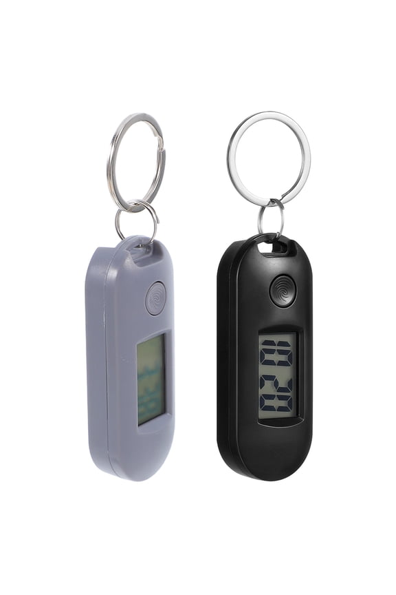 Digital Keychain Watch 2-Pack Lightweight for Students Portable Timepiece