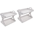 thumbnail image 1 of Raindrops 2pcs Dual Use Storage Rack Multi-layer Desktop Storage Hanging Organizer, 1 of 8