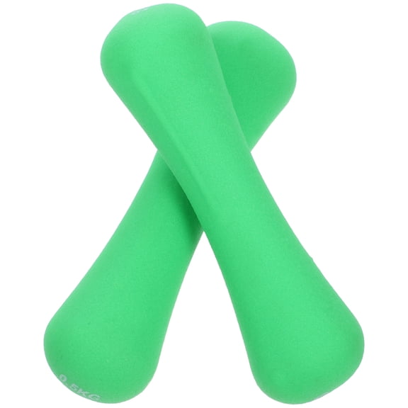 FOMIYES 2Pcs Bone Dumbbell Small Plastic Weights for Outdoor Exercise