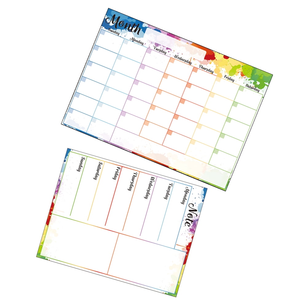 TS Agnetic Onthly Planner And Dry Wipe Pen, Fridge Calendar Whiteboard For Eal Prep, Notes - View #11