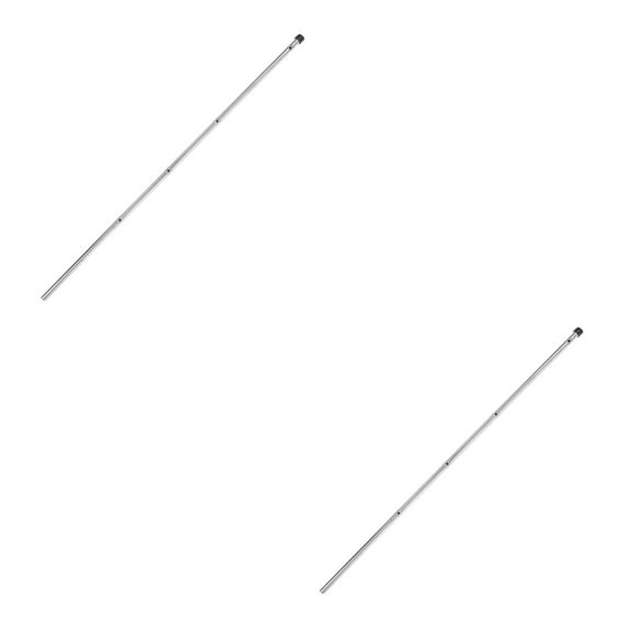 Raindrops 2pcs Foosball Rod Table Soccer Replacement Pole Heavy Duty Foosball Rod Desk Soccer Machine Pole Table Football Part Foosball Table Replacement Pole