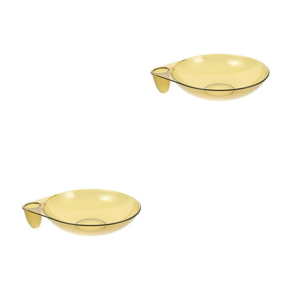 Raindrops 2-Piece Fruit Serving , Decorative Multi-Functional Bowls for Fruit, Dried Snacks, Tea Table, Kitchen & Countertop Use