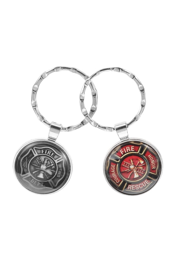 Stylish Firefighter Keychain in Multi Colors for Accessories 2Pcs