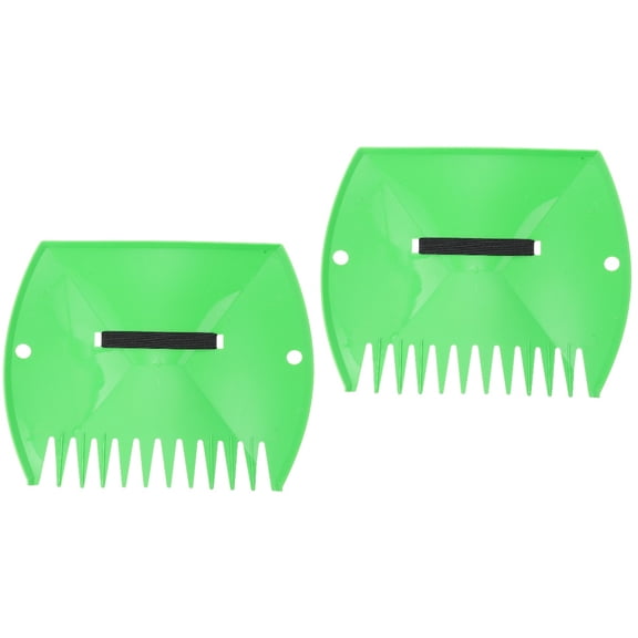 Raindrops 2pcs Garden Rake Agricultural Tool Hand Hold Cleaning Rack Gardening Hand Rake