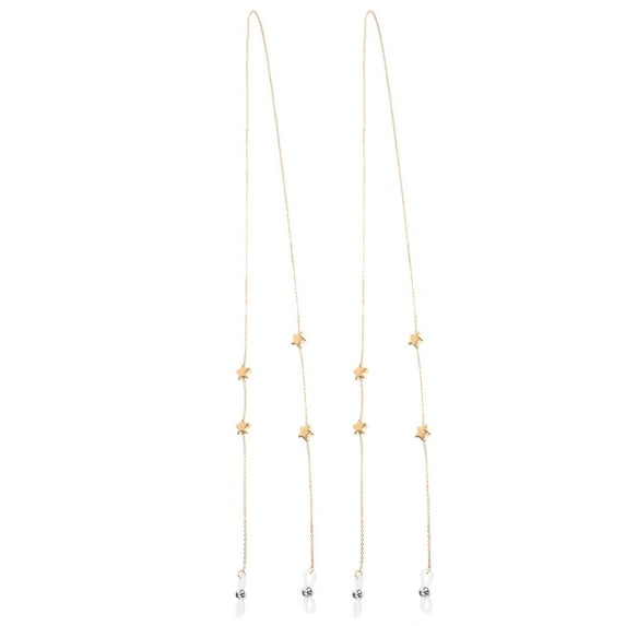 Raindrops 2pcs Girls Spectacle Chain Metal Glass Chain Glass Lanyard Spectacle String