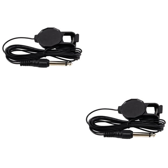 Raindrops 2-Pack Clip-On Folk Guitar Pickups with Preamp System - Acoustic Guitar Pickup Accessory for Enhanced Sound
