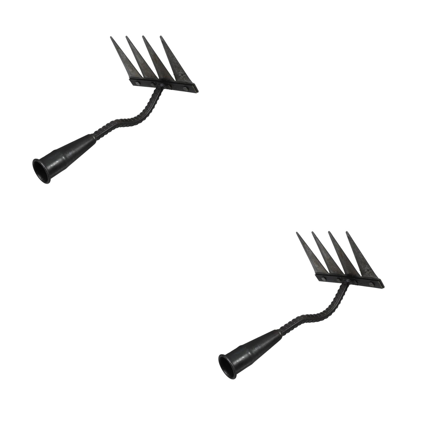 Raindrops 2pcs Heavy Duty Garden Rake Durable Steel Rake Tool For ...