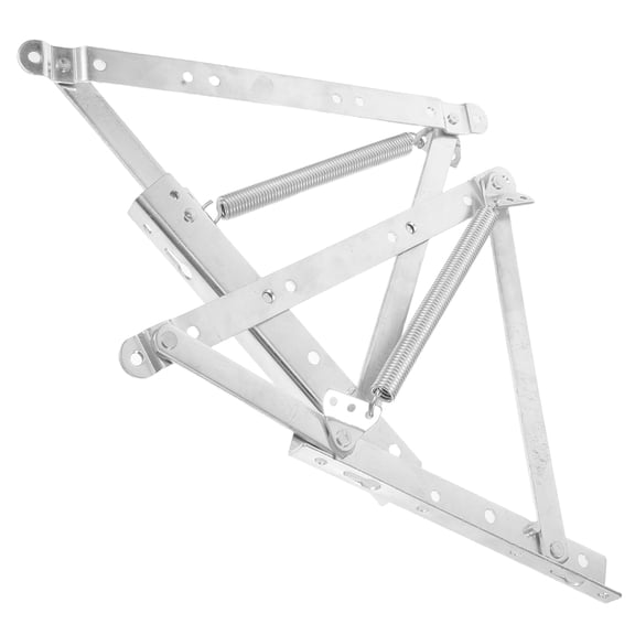 Raindrops 2pcs Heavy Duty Metal Triangular Spring Hinge for Sofa Bed Base Chaise Lounge Folding Storage Bracket Hinge for Home Furniture