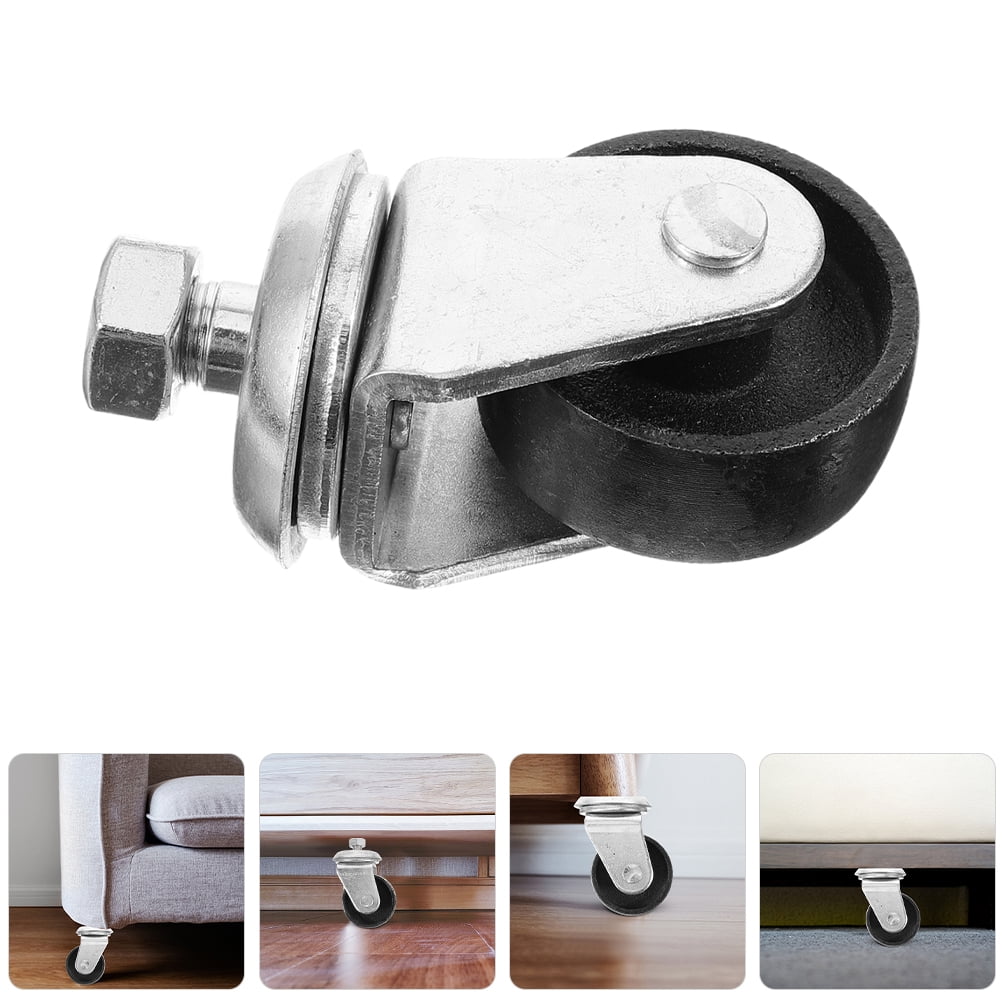 Raindrops 2pcs Hydraulic Horizontal Jack Accessory Wheel Heavy Duty Metal Wheel Jack Caster Wheel