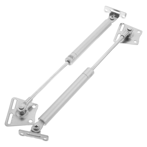 Raindrops 2pcs Hydraulic Strut Lift Supports Door Cabinet Telescopic Rods Close Hinge Lid Supports For Kitchen Bathroom Closet Cabinets